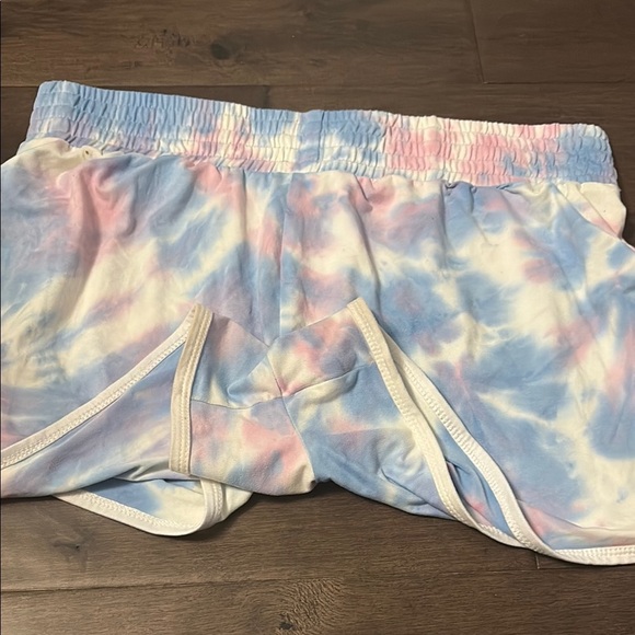 Areo women’s retro tie die shorts size XL, pink, blue white - Picture 6 of 6